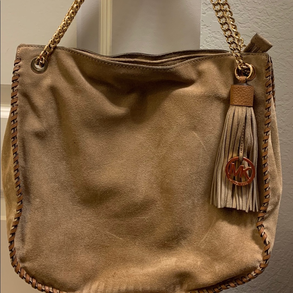 Suede Michael Kors purse